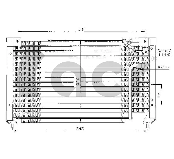 Condenseur, climatisation ACR 300317