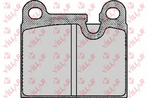 Kit de plaquettes de frein, frein à disque VILLAR 626.0432