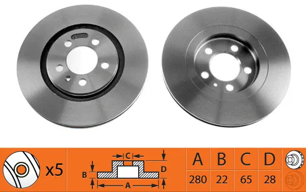 Disque de frein SB BR33112T