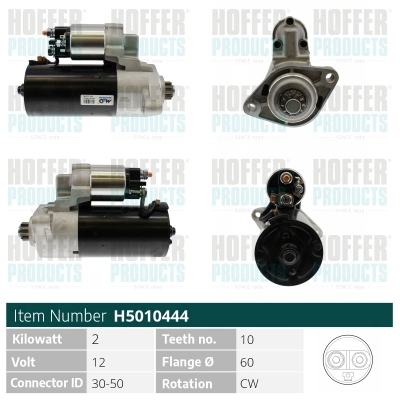 Démarreur HOFFER H5010444