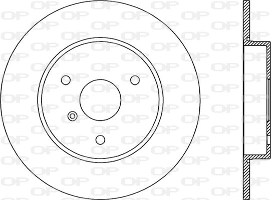 Disque de frein OPEN PARTS BDA1864.10