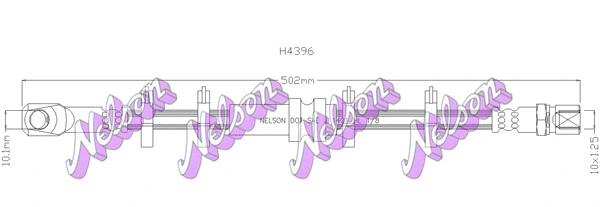 Flexible de frein KAWE H4396