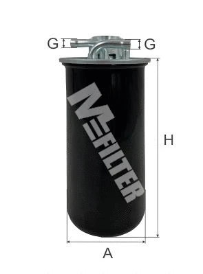 Filtre à carburant MFILTER DF 3567
