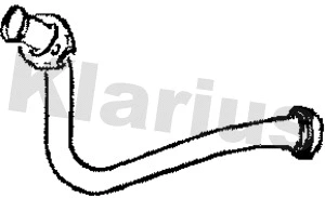 Tuyau d'échappement KLARIUS 301395