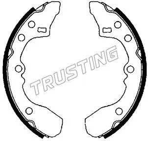 Jeu de mâchoires de frein TRUSTING 049.128