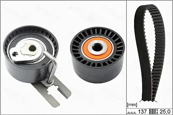 Kit de courroie crantée AUTEX 702917