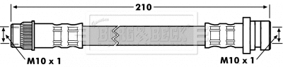 Flexible de frein BORG & BECK BBH7176