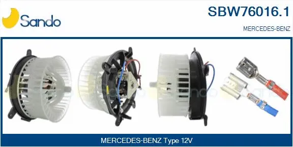 Pulseur d'air habitacle SANDO SBW76016.1