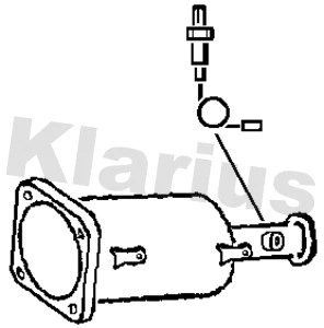 Filtre à particules / à suie, échappement KLARIUS 390192