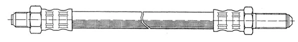 Flexible de frein CEF 510408