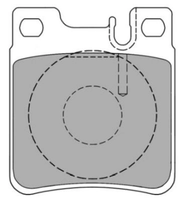 Kit de plaquettes de frein, frein à disque FREMAX FBP-1100