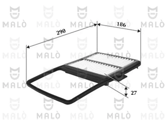 Filtre à air AKRON-MALÒ 1500587