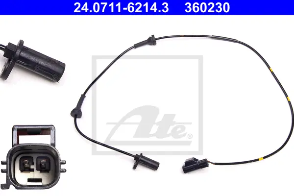 Capteur, vitesse de roue ATE-APAC 24.0711-6214.3