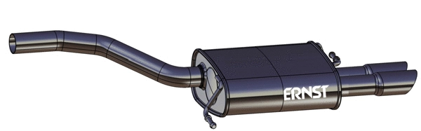 Silencieux arrière VEGAZ GmbH VS-480ERNS