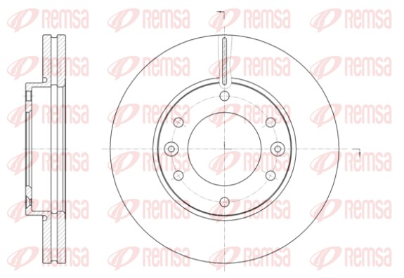 Disque de frein REMSA 61396.10