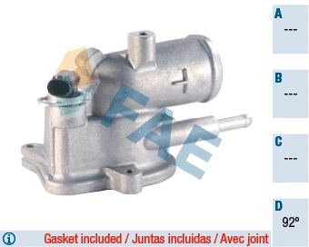 Thermostat, liquide de refroidissement FAE 5350092