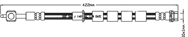 Flexible de frein JURATEK JBH1252L