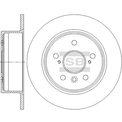 Disque de frein Hi-Q SD4648