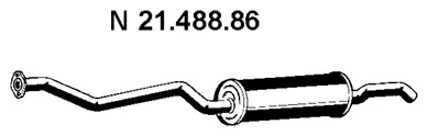 Silencieux arrière EBERSPÄCHER 21.488.86