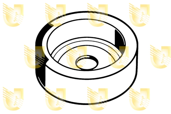 Suspension, corps de l'essieu UNIGOM 390178