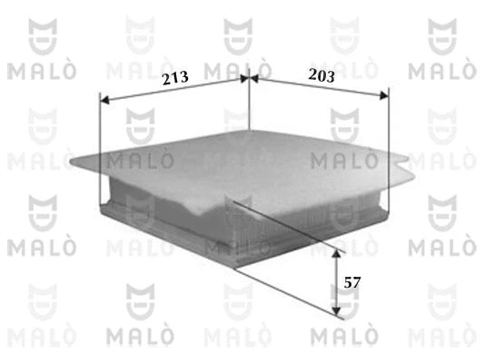Filtre à air AKRON-MALÒ 1500561