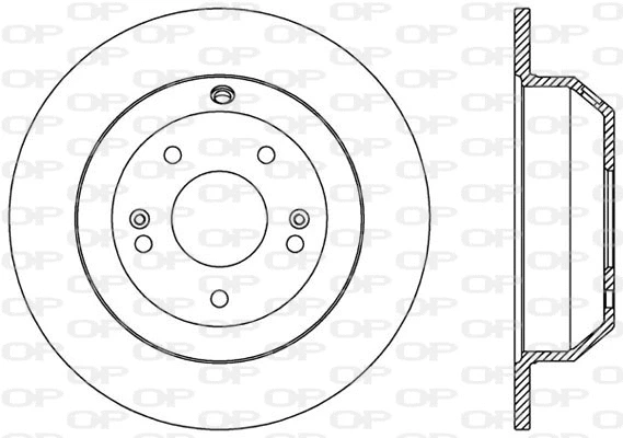 Disque de frein OPEN PARTS BDA2587.10