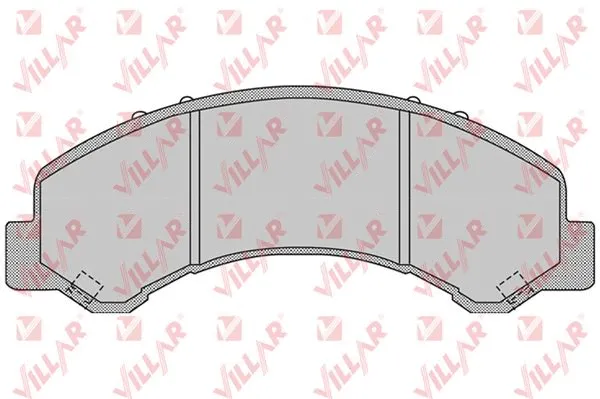 Kit de plaquettes de frein, frein à disque VILLAR 626.1064