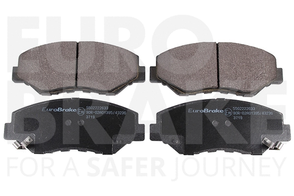 Kit de plaquettes de frein, frein à disque EUROBRAKE 5502222633