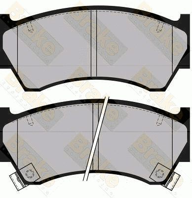 Kit de plaquettes de frein, frein à disque Brake ENGINEERING PA1130
