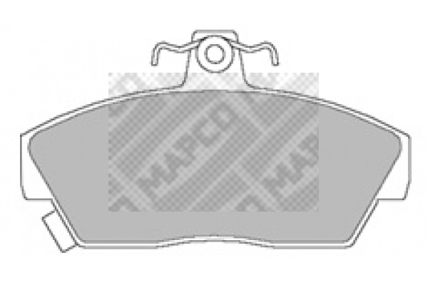Kit de plaquettes de frein, frein à disque MAPCO 6526