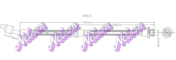 Flexible de frein KAWE H5571