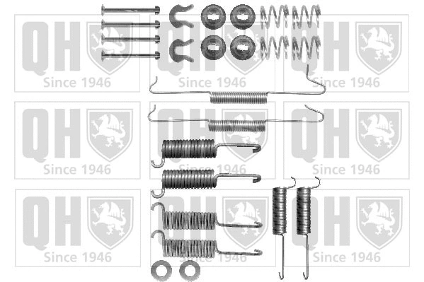 Kit d'accessoires, mâchoire de frein QUINTON HAZELL BFK227