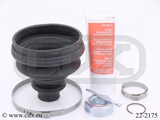 Jeu de joints-soufflets, arbre de commande CDX 22-2175