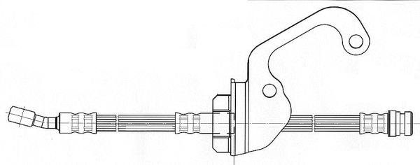 Flexible de frein CEF 512298