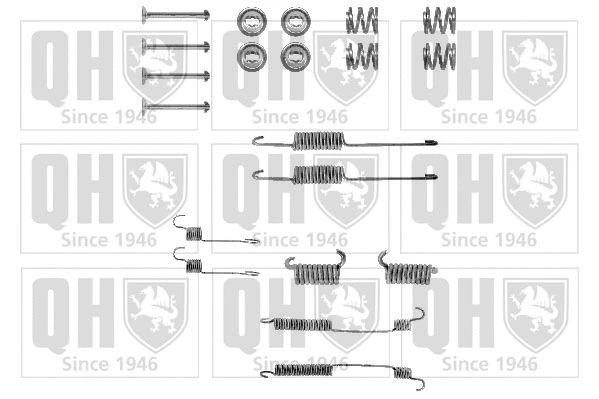Kit d'accessoires, mâchoire de frein QUINTON HAZELL BFK236