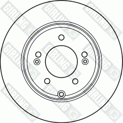 Disque de frein GIRLING 6049804