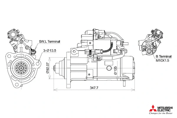 Démarreur KUTNAK AUTOMOTIVE 723420/M