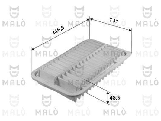 Filtre à air AKRON-MALÒ 1500158