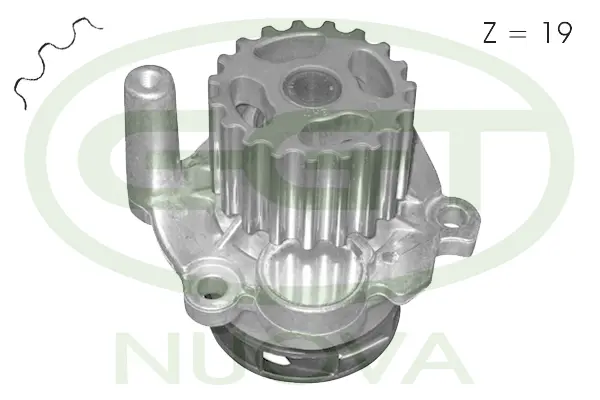 Pompe à eau, refroidissement du moteur GGT PA10014
