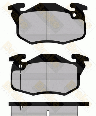 Kit de plaquettes de frein, frein à disque Brake ENGINEERING PA592