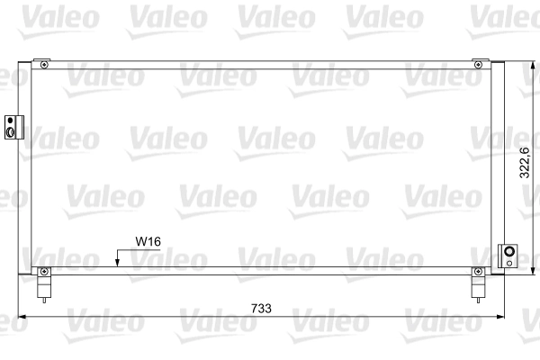 Condenseur, climatisation VALEO 814052