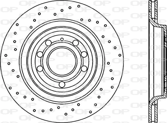 Disque de frein OPEN PARTS BDRS1992.25