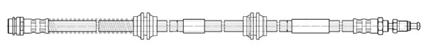 Flexible de frein CEF 512598