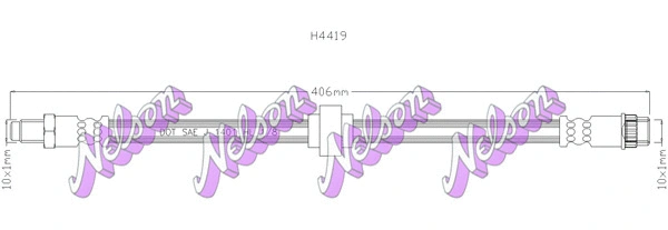 Flexible de frein KAWE H4419