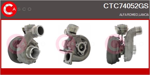Turbocompresseur, suralimentation CASCO CTC74052GS