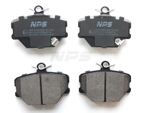 Kit de plaquettes de frein, frein à disque NPS M360Z200