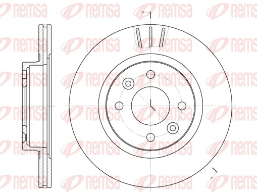 Disque de frein REMSA 6204.10