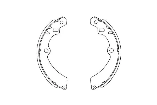 Jeu de mâchoires de frein KAVO PARTS KBS-8916