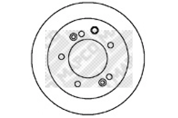 Disque de frein MAPCO 15578