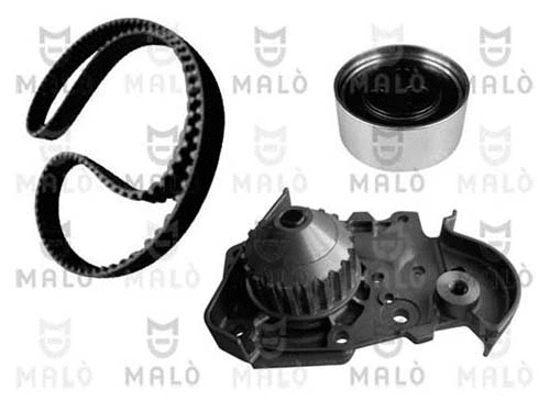 Pompe à eau + kit de courroie crantée AKRON-MALÒ 1555058